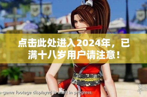点击此处进入2024年，已满十八岁用户请注意！