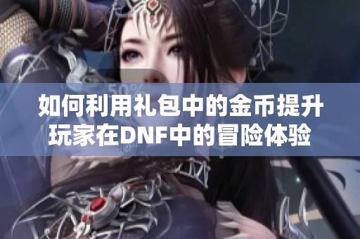 如何利用礼包中的金币提升玩家在DNF中的冒险体验