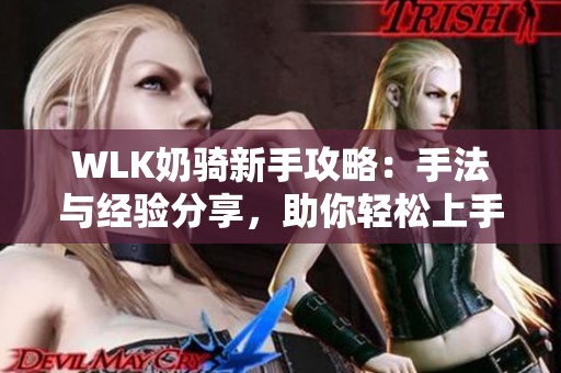 WLK奶骑新手攻略：手法与经验分享，助你轻松上手