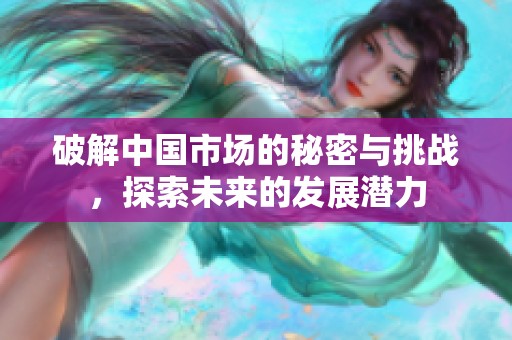破解中国市场的秘密与挑战，探索未来的发展潜力