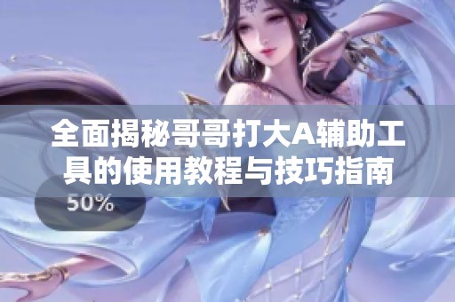 全面揭秘哥哥打大A辅助工具的使用教程与技巧指南