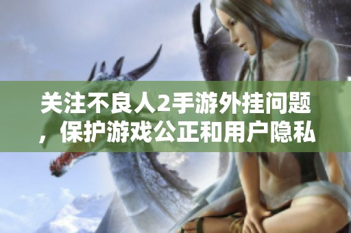 关注不良人2手游外挂问题，保护游戏公正和用户隐私