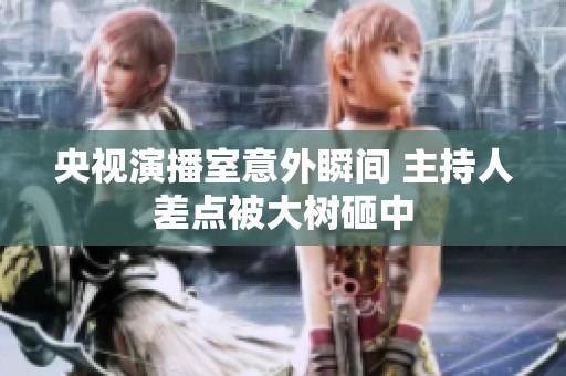 央视演播室意外瞬间 主持人差点被大树砸中