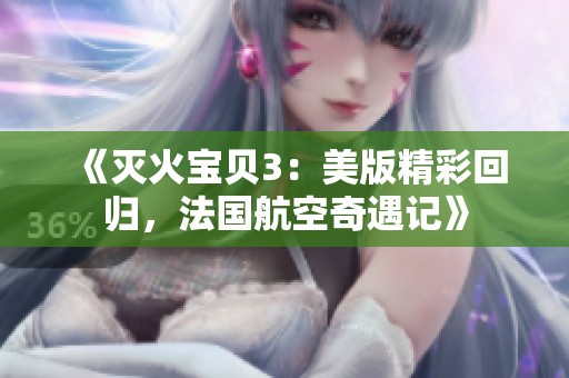 《灭火宝贝3：美版精彩回归，法国航空奇遇记》