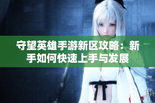 守望英雄手游新区攻略：新手如何快速上手与发展