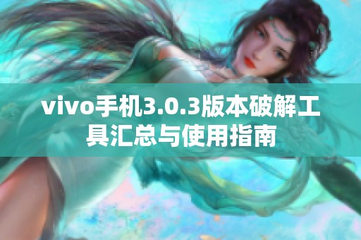 vivo手机3.0.3版本破解工具汇总与使用指南