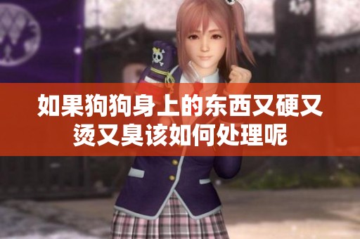 如果狗狗身上的东西又硬又烫又臭该如何处理呢
