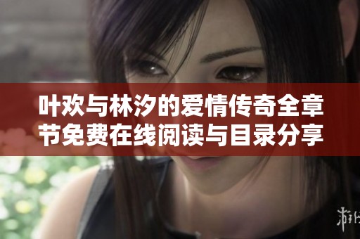 叶欢与林汐的爱情传奇全章节免费在线阅读与目录分享