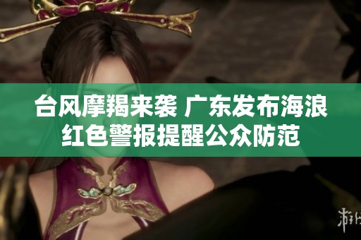 台风摩羯来袭 广东发布海浪红色警报提醒公众防范