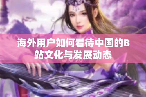 海外用户如何看待中国的B站文化与发展动态