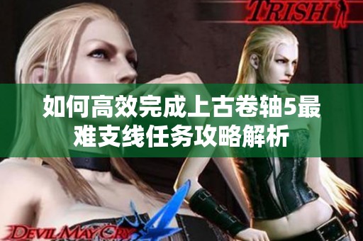 如何高效完成上古卷轴5最难支线任务攻略解析