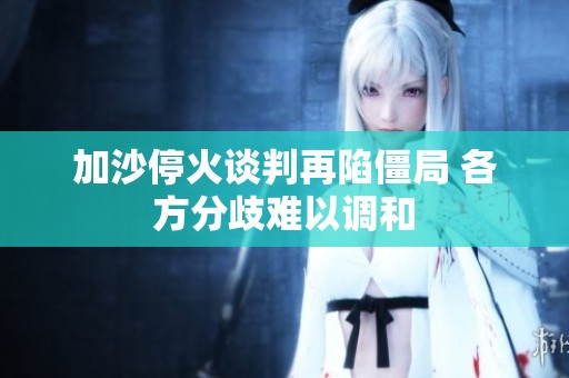 加沙停火谈判再陷僵局 各方分歧难以调和