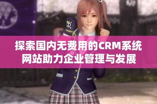 探索国内无费用的CRM系统网站助力企业管理与发展