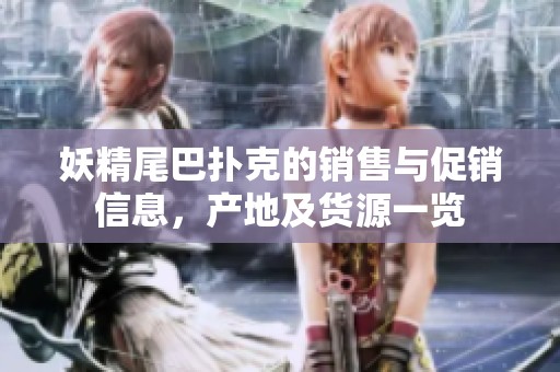 妖精尾巴扑克的销售与促销信息，产地及货源一览