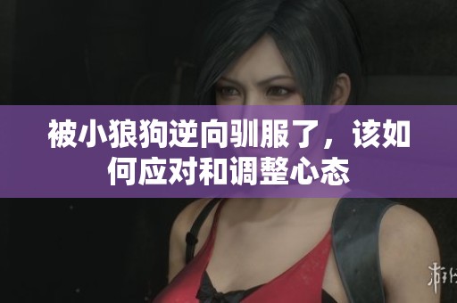 被小狼狗逆向驯服了，该如何应对和调整心态