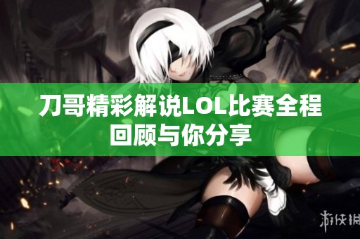 刀哥精彩解说LOL比赛全程回顾与你分享