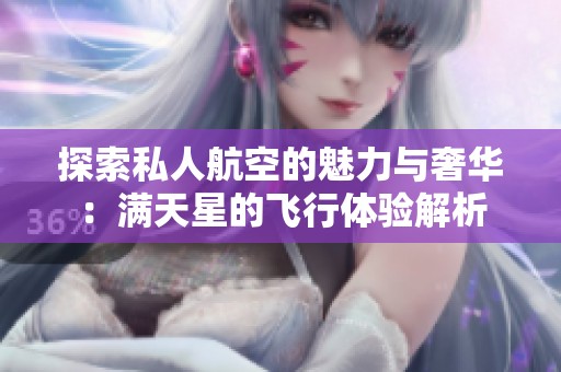 探索私人航空的魅力与奢华：满天星的飞行体验解析