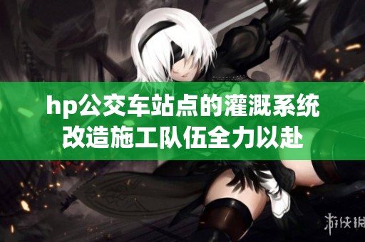 hp公交车站点的灌溉系统改造施工队伍全力以赴