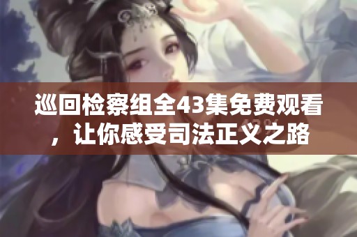 巡回检察组全43集免费观看，让你感受司法正义之路