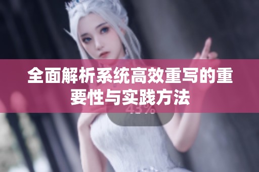 全面解析系统高效重写的重要性与实践方法