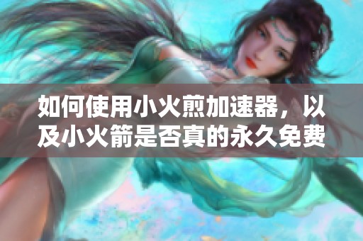 如何使用小火煎加速器，以及小火箭是否真的永久免费解答