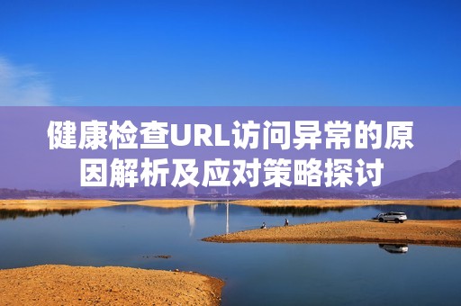 健康检查URL访问异常的原因解析及应对策略探讨