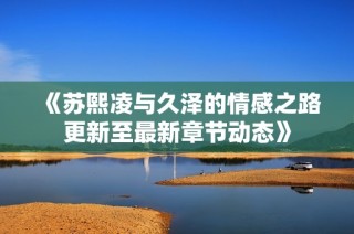 《苏熙凌与久泽的情感之路更新至最新章节动态》
