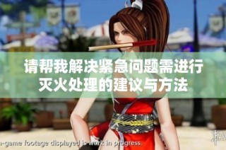 请帮我解决紧急问题需进行灭火处理的建议与方法