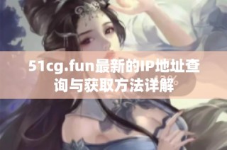 51cg.fun最新的IP地址查询与获取方法详解