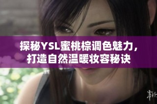 探秘YSL蜜桃棕调色魅力，打造自然温暖妆容秘诀
