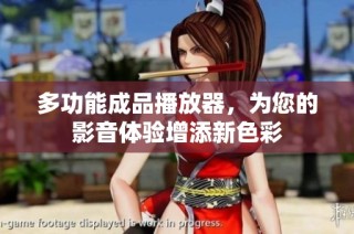 多功能成品播放器，为您的影音体验增添新色彩