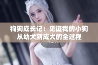 狗狗成长记：见证我的小狗从幼犬到成犬的全过程