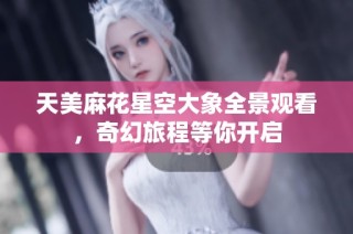 天美麻花星空大象全景观看，奇幻旅程等你开启