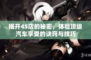 揭开4S店的秘密，体验顶级汽车享受的诀窍与技巧