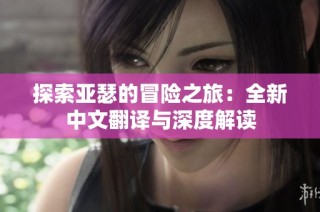 探索亚瑟的冒险之旅：全新中文翻译与深度解读