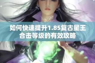 如何快速提升1.85复古星王合击等级的有效攻略