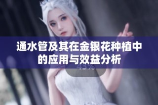 通水管及其在金银花种植中的应用与效益分析