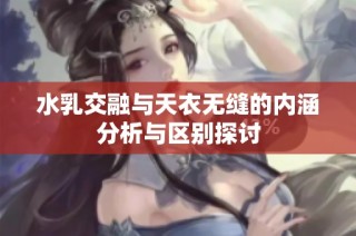 水乳交融与天衣无缝的内涵分析与区别探讨