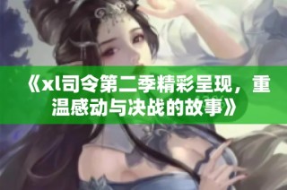 《xl司令第二季精彩呈现，重温感动与决战的故事》