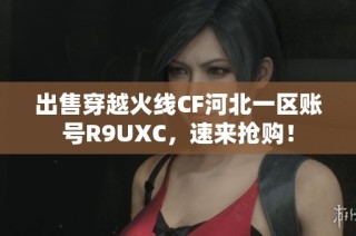 出售穿越火线CF河北一区账号R9UXC，速来抢购！