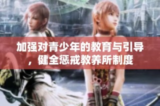 加强对青少年的教育与引导，健全惩戒教养所制度