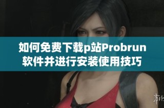 如何免费下载p站Probrun软件并进行安装使用技巧