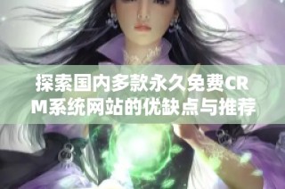 探索国内多款永久免费CRM系统网站的优缺点与推荐