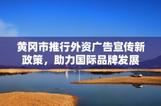 黄冈市推行外资广告宣传新政策，助力国际品牌发展