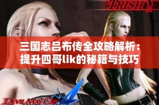 三国志吕布传全攻略解析：提升四哥lik的秘籍与技巧探讨