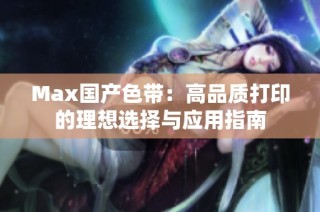 Max国产色带：高品质打印的理想选择与应用指南
