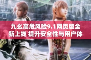 九幺高危风险9.1网页版全新上线 提升安全性与用户体验