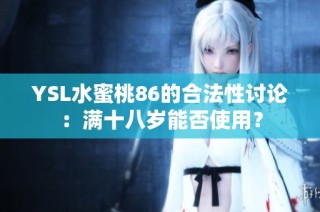 YSL水蜜桃86的合法性讨论：满十八岁能否使用？