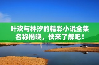 叶欢与林汐的精彩小说全集名称揭晓，快来了解吧！