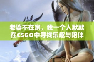 老婆不在家，我一个人默默在CSGO中寻找乐趣与陪伴